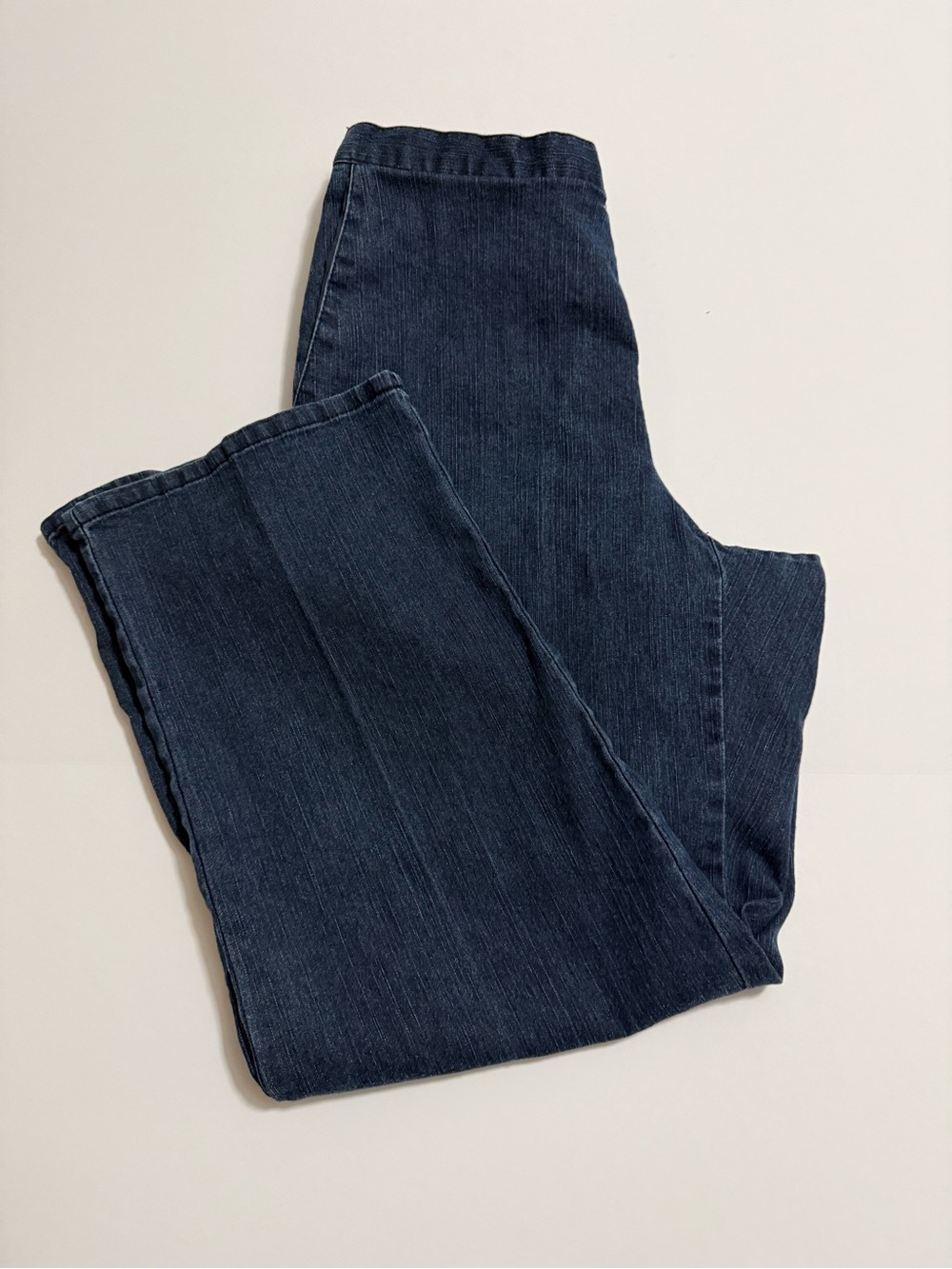 Alfred Dunner Women's Dark Blue Straight Leg Jeans